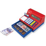 STG_Pretend & Play® Calculator Cash Register with Euro Money