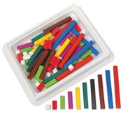 STG_Wooden Cuisenaire® Rods Introductory Set (in a tray)